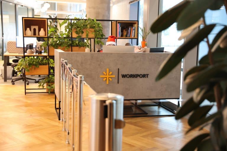 Workport coworking space interior – North High Tech Park, Galilee