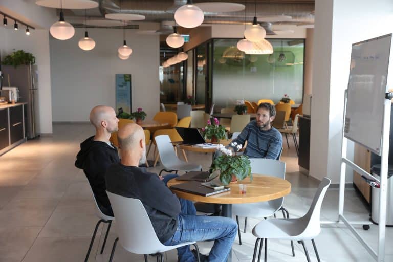 Workport coworking space interior – North High Tech Park, Galilee